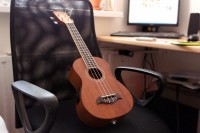 Oscar Schmidt OU2E se strunami Aquila