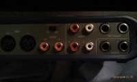 zadní paneloutputs Cubase SX5