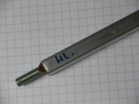 Koncová část, závit M6